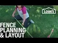 Fence Planning Layout