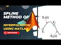 Spline interpolation using MATLAB