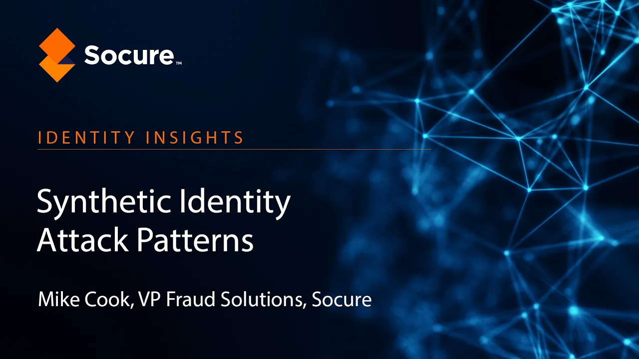 Identity Insights | Synthetic Identity Attack Patterns