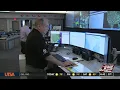 While You Were Sleeping Command center at USAA monitors threats warns employees around the w