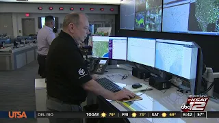 While You Were Sleeping Command center at USAA monitors threats warns employees around the w