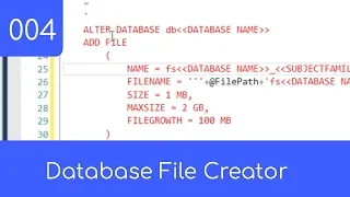 004 - Database File Creator