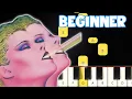 Funkytown - Lipps Inc Beginner Piano Tutorial Easy Piano