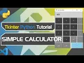Membuat kalkulator sederhana dengan python How to create calculator in python tkinter