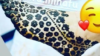 نقش صحراوي للرجلين نصف حناء مدبية 2021 