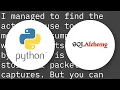 Strange Python memory usage with Scapy