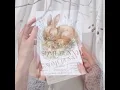 Cutest Bunny Birt ay Invite Editable Canva Template 1st Birt ay Party