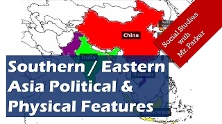 Asia Political Physical Features
