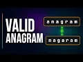 Leetcode 242 Valid Anagram Count Characters in One Pass