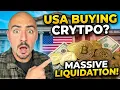 USA About To Buy A Sizable Amount Of Bitcoin And Crypto 2ND BIGGEST SHORT LIQUIDATION EVER