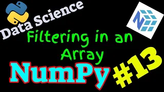 NumPy Tutorial Filtering in an Array
