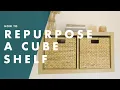 How to Hang A Cube Shelf On The Wall Bunnings Warehouse
