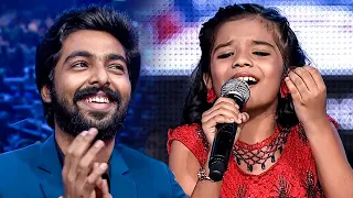music director gv prakash is amazed by sreya jayadeeps soulful singing at south movie awards