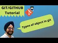 8 Types of object in git blob tree commit annotated tag Git Core Git tutorial begineer