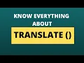 TRANSLATE function in SQL Update column data with TRANSLATE function Krish The Dev