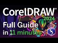 CorelDRAW - Tutorial for Beginners in 11 MINUTES UPDATED