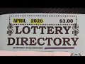 Lottery Directory April 2026 Pick 3 4