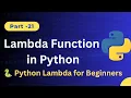 Python Lambda Function Explained with Examples Full Tutorial for Beginners