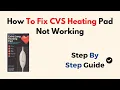 How To Fix CVS Heating Pad Not Working