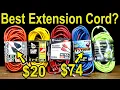Best Extension Cord Flexzilla US Wire Yellow Jacket Southwire Husky Woods Bergen Industries