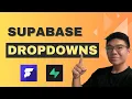 Easiest Way To Create Dynamic Dropdowns in Flutterflow with Supabase
