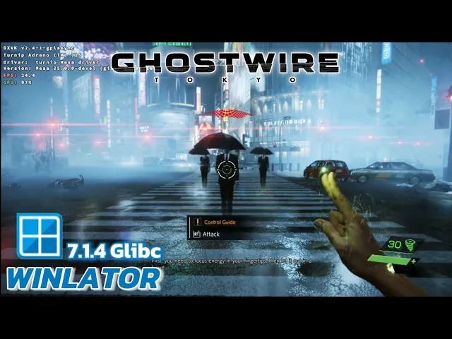 Winlator Glibc - Gameplay Ghostwire: Tokyo (Windows) On Android