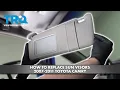 How to Replace Sun Visors 2007-2011 Toyota Camry