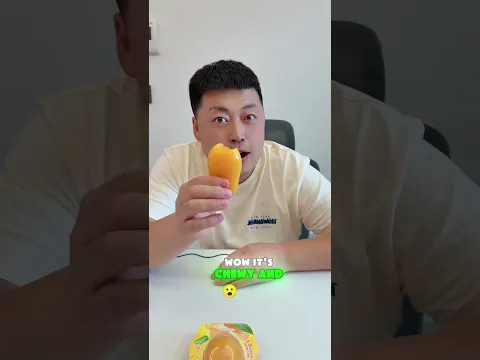 🥭🍬 This is super fun mango‑peel gummy candy#funny