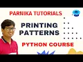 L 29 Python Program to Print Half Pyramid Using Printing Patterns in Python