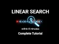 Linear Search within 6 minutes Python C code