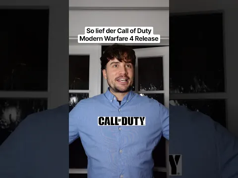 SO LIEF DER CALL OF DUTY MODERN WARFARE 4 RELEASE #shorts