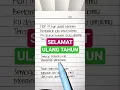 SELAMAT ULANG TAHUN - Gellen Martadinata Cover (Lyrics) || \