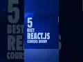 TOP 5 REACT COURSE ON UDEMY TO BECOME REACT PRO