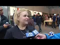 Apple CEO welcomes iPhone X customers to Palo Alto store