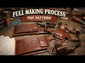 Full Build Buttero Leather Shoulder Holster Bag PDF Pattern ASMR