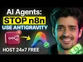 STOP Building AI Agents with n8n use google antigravity Host 24x7 free