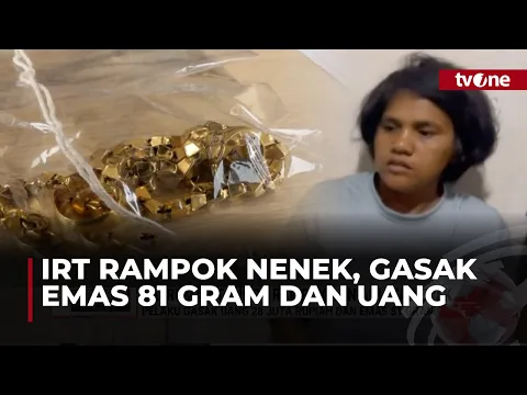 Keji, IRT di Musi Banyuasin Rampok dan Aniaya Nenek