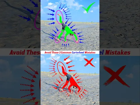 Avoid These 3 Common Cartwheel Mistakes #shorts #cartwheel #avoid #ytshorts #shortvideo