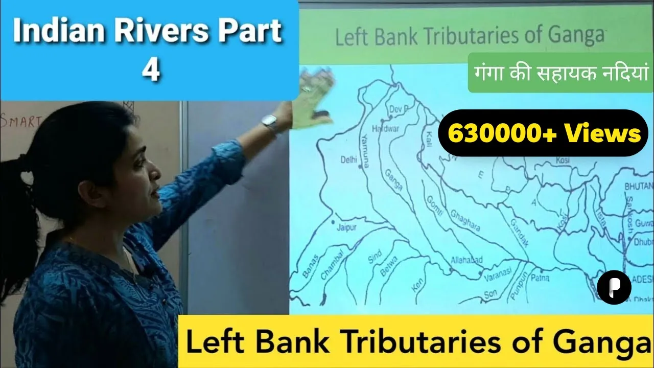 Rivers of India (भारत की नदियां) Part 4 - Left Tributaries (सहायक नदियां) of Ganga