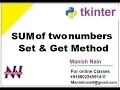 tkinter Tutorial In Hindi How to Create Calculator in Python Hindi