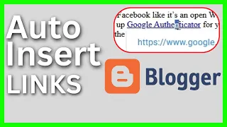 How To Auto Insert Google Search Links In Blogger New Blogger Link Tool Tutorial 2025 