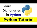 Python Dictionaries Dictionary Methods Python Tutorial