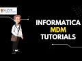 Informatica MDM Training Informatica MDM Tutorial Informatica MDM course Cloudfoundation