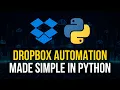 Dropbox Automation For Backups in Python