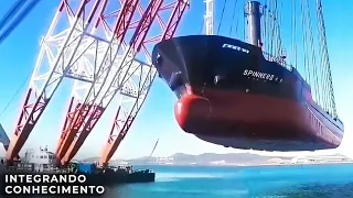 O maior guindaste flutuante do mundo [Engenharia extrema]