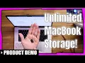 Unlimited MacBook Storage BaseQI Slim Flush MicroSD Slot Adapter