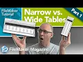 Narrow vs Wide Tables Part 1 - FileMaker Fundamentals