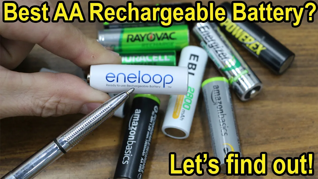 Which AA Rechargeable Battery is Best after 1 Year?  Let's find out! Eneloop, Duracell, Amazon, EBL