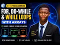 Learn C Loops with Arrays For Loop While Loop Do-While Loop Explained