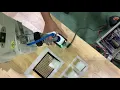 Robot arm with RFID and Modbus connection controlled by Node-red